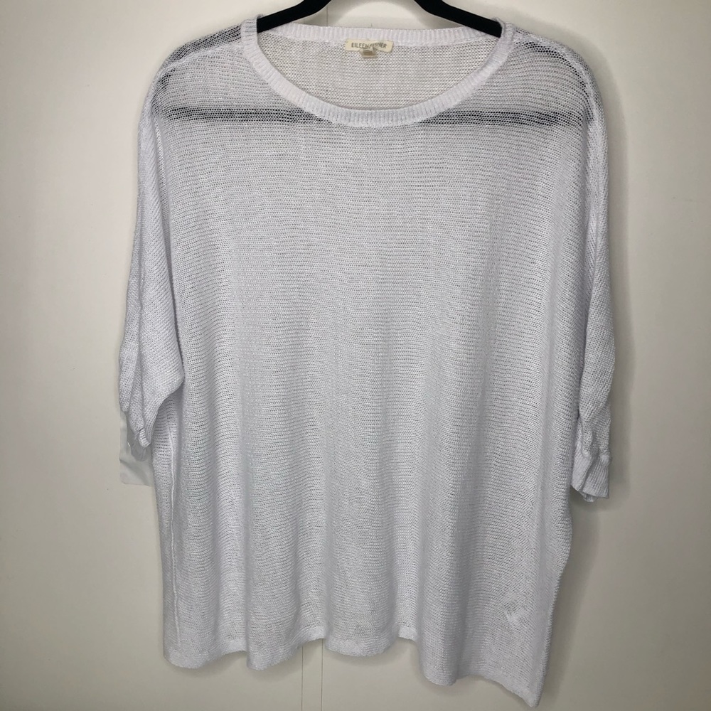 Eileen Fisher 100% Organic Linen top M